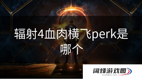 辐射4血肉横飞perk是哪个