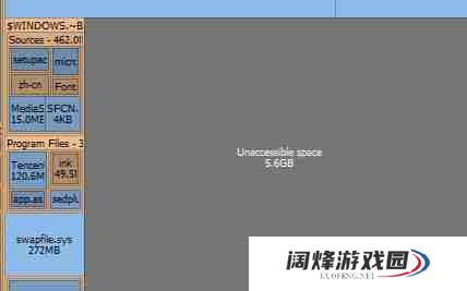 SpaceSniffer颜色代表什么