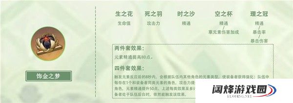 原神纳西妲武器及圣遗物怎么搭配