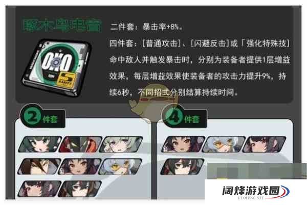 《绝区零》啄木鸟2件套搭配推荐