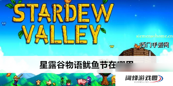 星露谷物语鱿鱼节在哪里